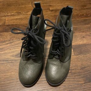 Alexander Wang lace up heel bootie